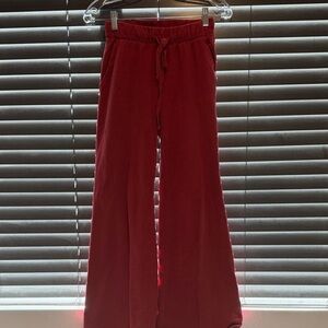 Urban Outfitters Red Wide Leg Pants